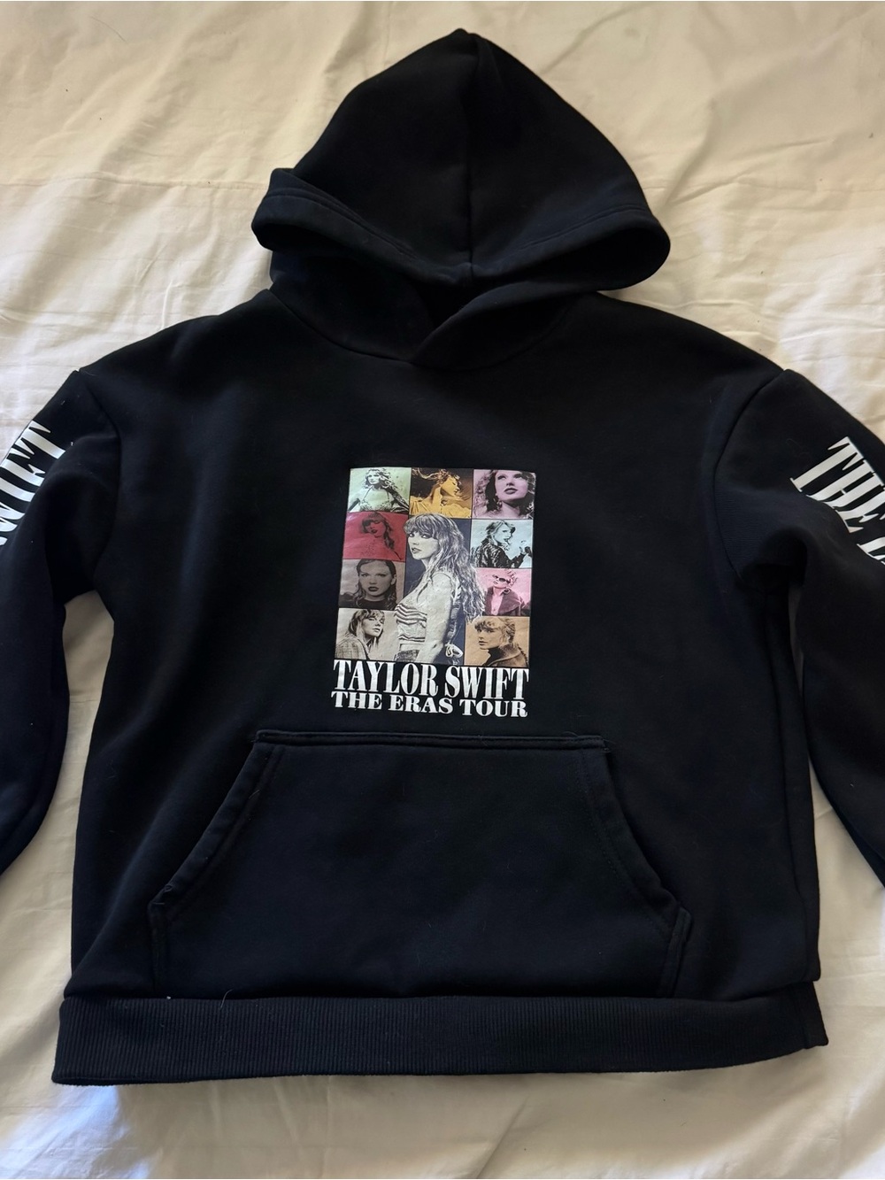 Black The Eras Tour Pullover Hoodie kids size 7/8